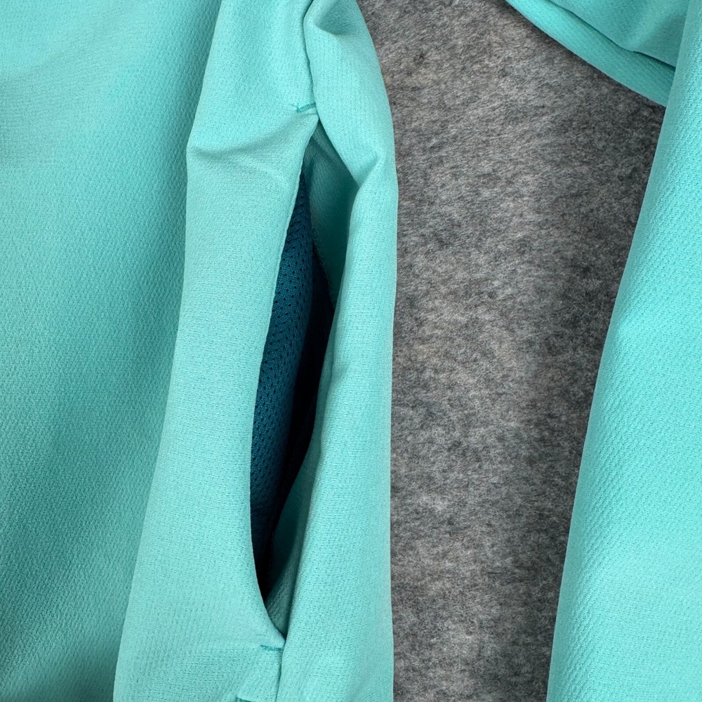 Nike V-Neck Running Jacket Snaps Lightweight Blue DH2083-367 Womens Small S - Picture 6 of 13
